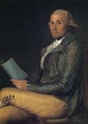 Francisco Goya Sebastian Martinez painting
